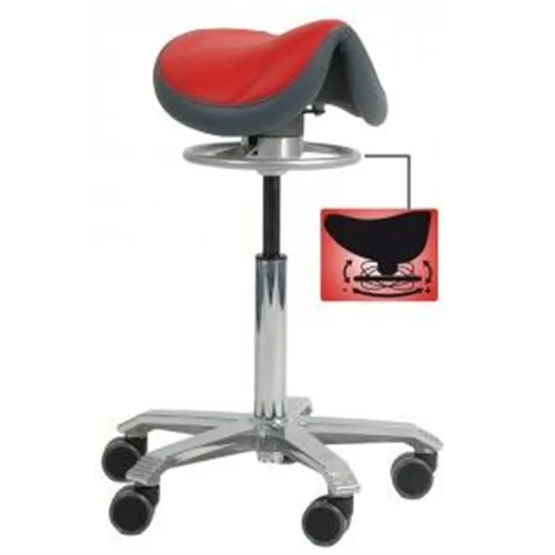 SCORE ZADELSTOEL JUMPER BALANCE STANDAARD MET LENDESTEUN (Stamskin Zwart (K05) / Balance zitting (B))