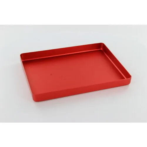 NICHROMINOX INSTRUMENTEN TRAY MINI ALUMINIUM ROOD 18x14cm 181460-3