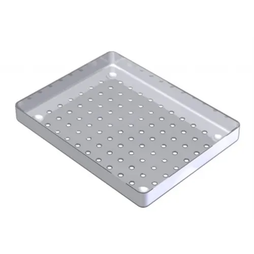 NICHROMINOX INSTRUMENTEN TRAY RVS GEPERFOREERD 18x14cm 185460