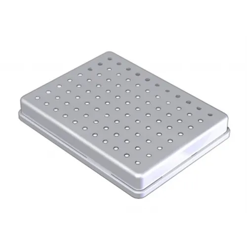NICHROMINOX INSTRUMENTEN TRAY DEKSEL RVS GEPERFOREERD 18x14cm 185461