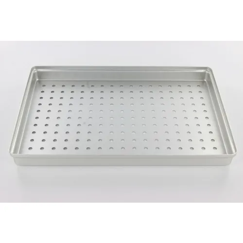 NICHROMINOX INSTRUMENTEN TRAY DEKSEL GEPERFOREERD ALUMINIUM 28x18cm 184451
