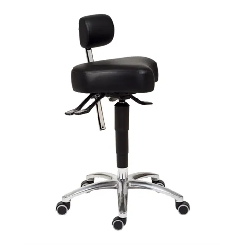 BACK QUALITY ERGO SOLEX DELUXE WERKSTOEL KLEUR ZWART