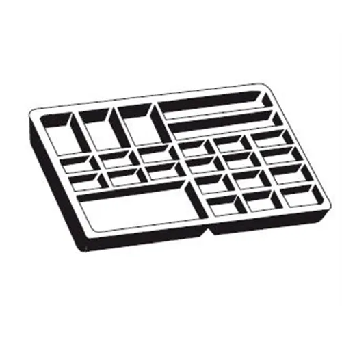BAISCH LADENINSERT ZONDER RAND 410x308x24 (0861-1252-20)