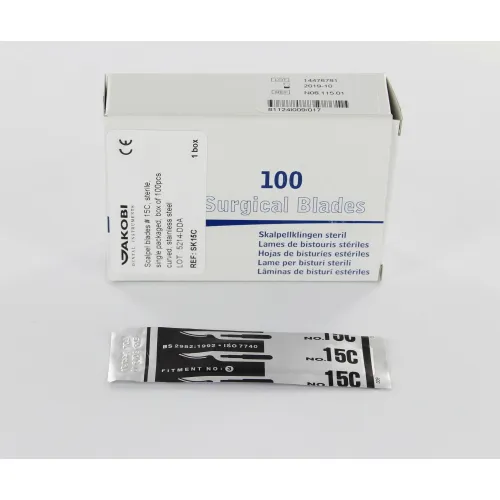 JAKOBI LANCETMESJES 15C STERIEL NR.10-256-15 (100st)