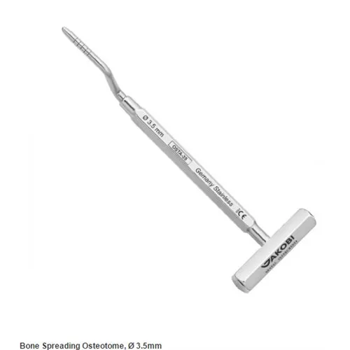 JAKOBI BONE SPREADING OSTEOTOME 35 CONVEX (marking 8-10-12-14-16, Ø 35mm)
