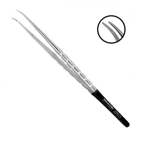 JAKOBI MICRO CHIRURGISCH PINCET GEBOGEN 18cm NR.TPDACPV