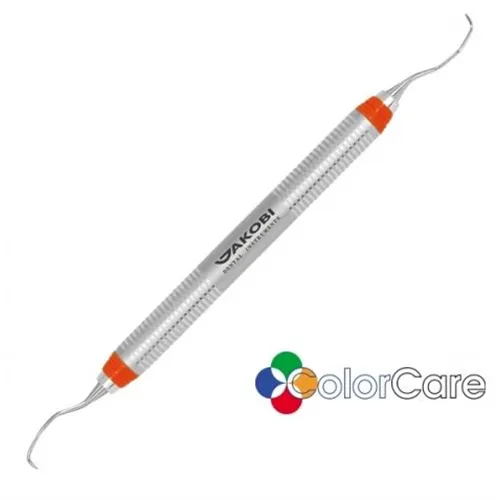 JAKOBI GRACEY CURETTE 15/16 COLORCARE HANDLE #7 ORANJE
