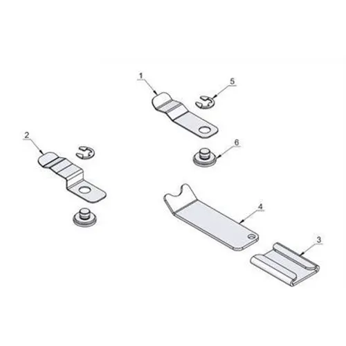 NICHROMINOX CLIP TBV TANGEN VOOR CLASSIC STERILISATIE CASSETTE MET DEKSEL (2st)