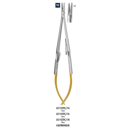 CARL MARTIN NAALDVOERDER CASTROVIEJO LIQUID STEEL NR.LS1152TC (16cm)
