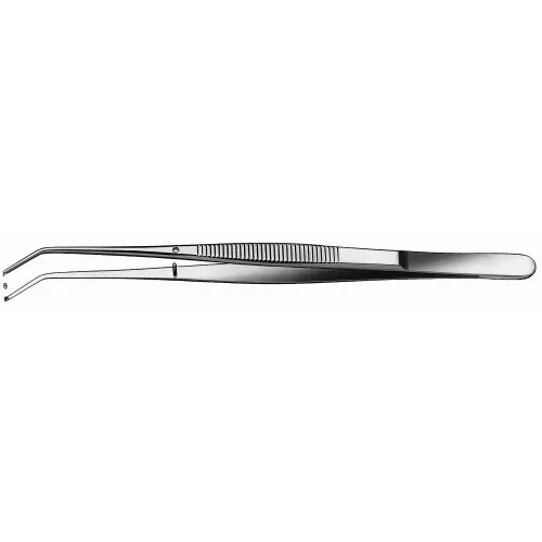 CARL MARTIN CHIRURGISCH PINCET SEMKEN GEBOGEN GLAD NR.789A (15cm)