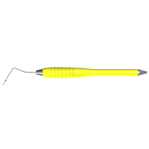CARL MARTIN POCKETSONDE WHO SI-974/80 GEEL LIQUID STEEL COLOR SILICONEN