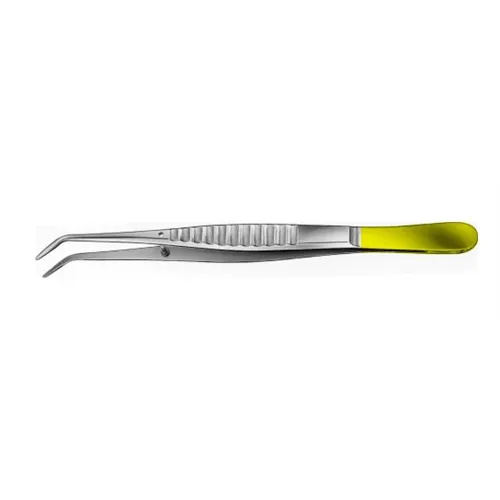 AESCULAP PINCET DUROGRIP GEBOGEN GERIBBELD DA-254R (15cm)