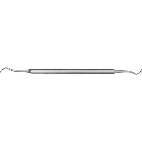 AESCULAP EXCAVATOR FIG.17 WHITE GEHOEKT DUBBELEINDIG 175mm DC-227R
