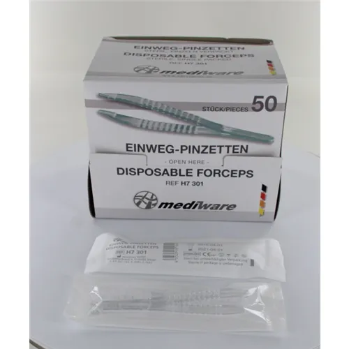 MEDIWARE PINCETTEN DISPOSABLE STERIEL (50st)