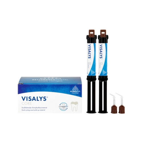 KETTENBACH VISALYS CORE DENTINE SMARTMIX SPUITJE (2x5ml/20 mixing tips/10 intra-oral tips)