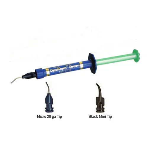 ULTRADENT OPALDAM GREEN KIT (4x1,2ml/10 micro tips/10 black mini tips)