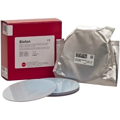DREVE BIOLON 120 DIEPTREKPLATEN TRANSPARANT (1,5mm/30st)