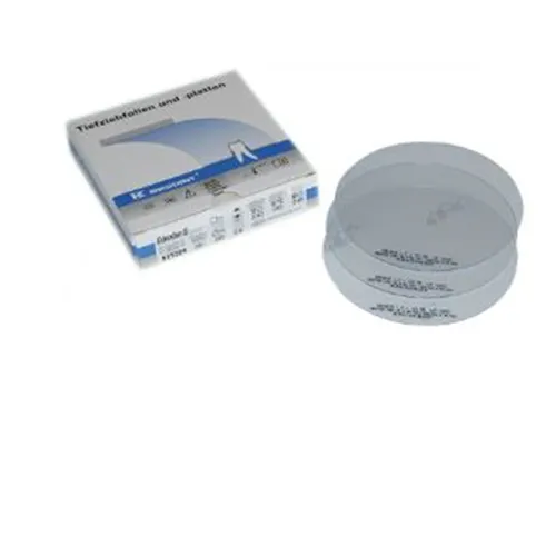 ERKODENT ERKODUR-S DIEPTREKPLATEN ROND 0,8x120mm KLAR (20st)