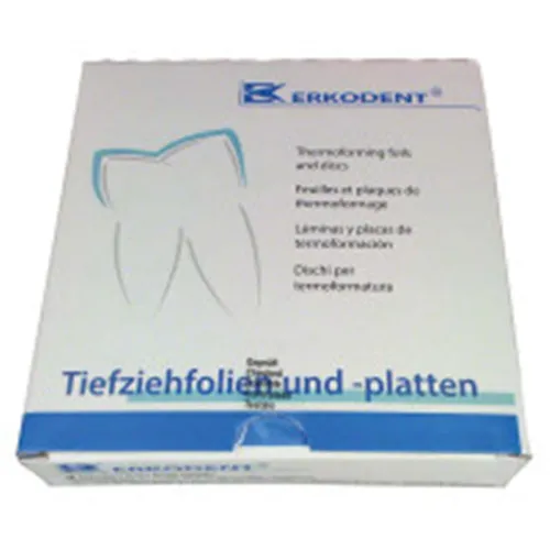 ERKODENT ERKOLEN DIEPTREKPLATEN ROND 1,0x120mm TRANSPARANT (20st)