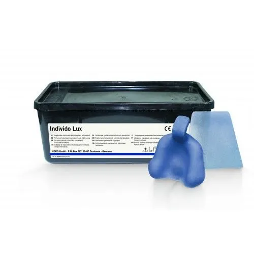VOCO INDIVIDO LUX AFDRUKLEPELS BOVEN BLAUW OPAQUE (50st)