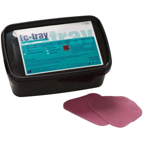 MUELLER-OMICRON LC-TRAY AFDRUKLEPELS BOVENKAAK ROZE (50st) REF LC 011