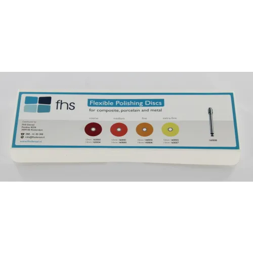 FHS FLEXIBELE POLIJSTSCHIJFJES INTRO KIT 14mm (4x25st/1 mandrel)