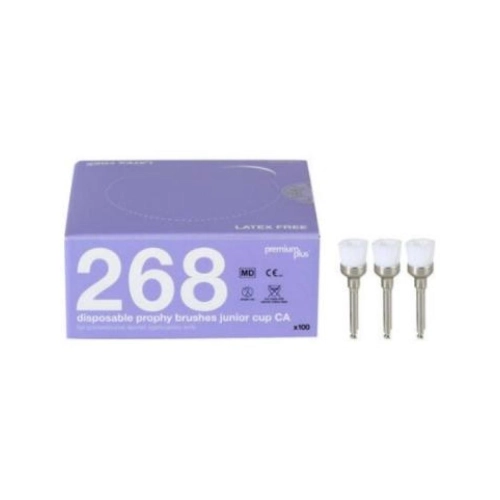 PREMIUM PLUS POLIJSTBORSTELS RA NYLON WIT (100st) M268N