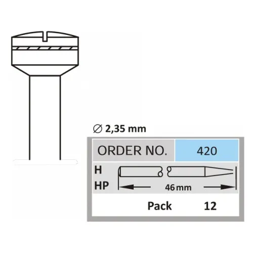 HORICO HP MANDREL TYPE 420 (12st)