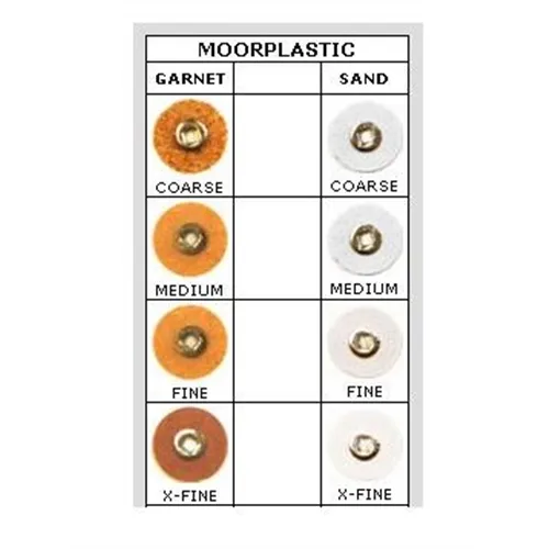 MOORE PLASTIC SCHIJFJES GARNET 22mm 7/8 GROF (50st)
