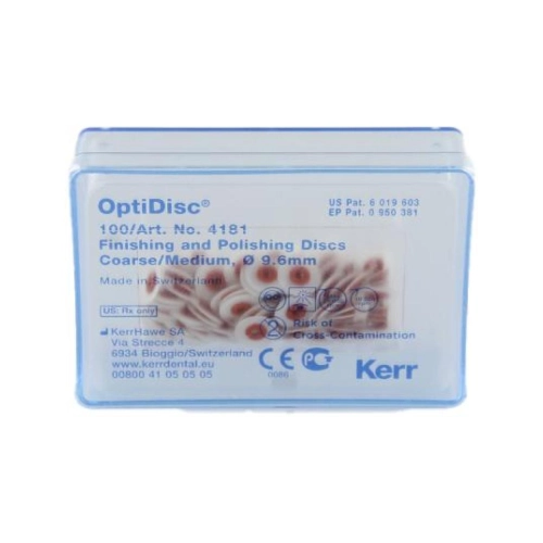 KERR OPTIDISCS COARSE/MEDIUM 9,6mm LICHTROOD NR.4181 (100st)