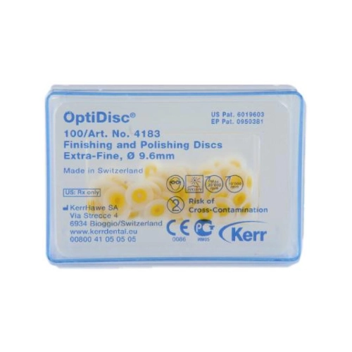 KERR OPTIDISCS X-FINE 9,6mm GEEL NR.4183 (100st)