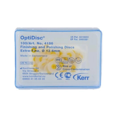 KERR OPTIDISCS X-FINE 12,6mm GEEL NR.4186 (100st)