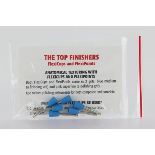 COSMEDENT FLEXICUPS FINISHING MEDIUM BLAUW (6st)