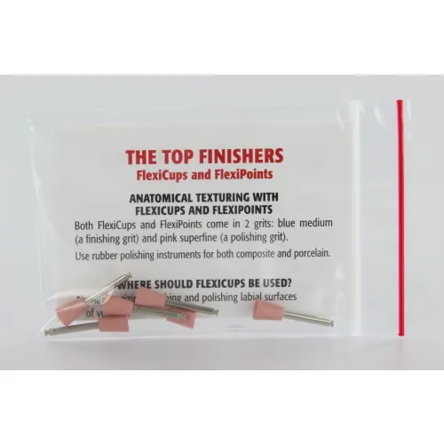 COSMEDENT FLEXICUPS POLISHING SUPERFIJN ROZE (6st)