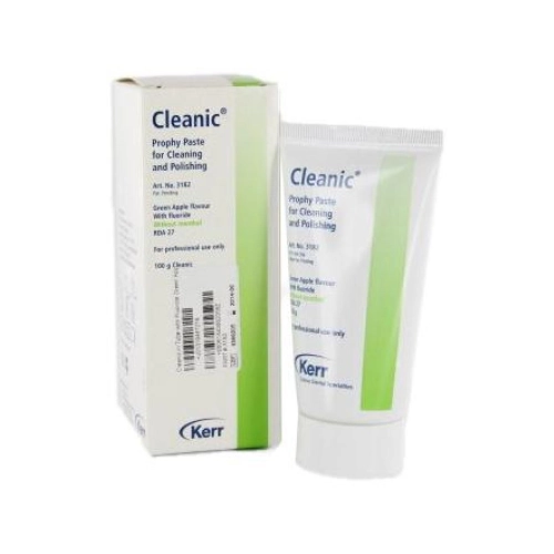 KERR CLEANIC GREEN APPLE MET FLUOR/ZONDER MENTHOL TUBE (100gr)