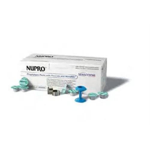 DENTSPLY SIRONA NUPRO SENSODYNE STAIN REMOVAL CUPS ORANGE MET FLUORIDE (175st/prophy grip/ring)