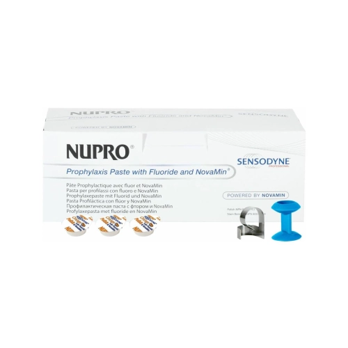 DENTSPLY SIRONA NUPRO SENSODYNE POLISH CUPS ORANGE MET FLUORIDE (175st/prophy grip/ring)
