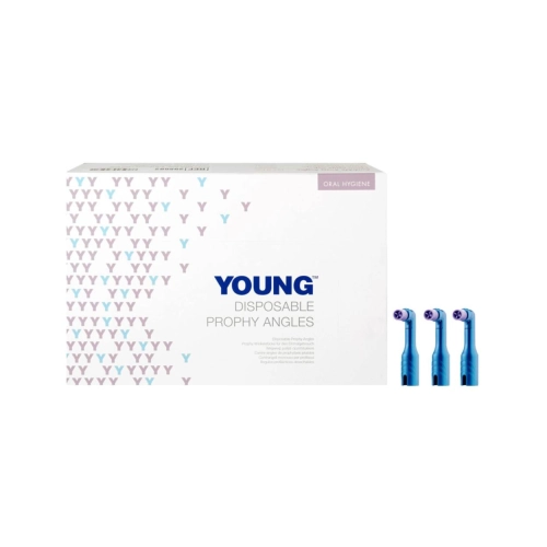 YOUNG PROFYLAXE HOEKSTUK (WEGWERP) PETITE RECHT KORT ZACHT LATEX EN BPA VRIJ (125st)