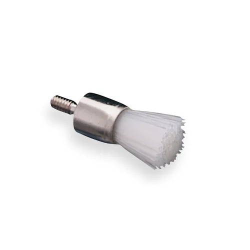 YOUNG PROFYLAXEBORSTEL TYPE NYLON BRUSH KORTE PLATTE BORSTEL ZACHT SCREW-TYPE OM OP TE SCHROEVEN (144st)
