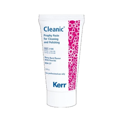 KERR CLEANIC BERRY BURST MET FLUOR/ZONDER MENTHOL TUBE (100gr) 3386