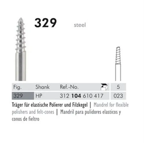 MEISINGER HP MANDREL 329 (5st)