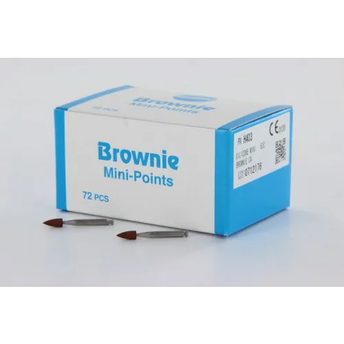 SHOFU RA POLIJSTRUBBERS POINTS BROWNIES (72st)