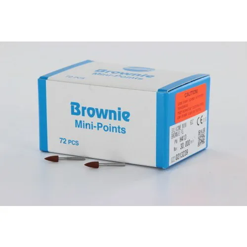 SHOFU FG POLIJSTRUBBERS POINTS BROWNIES NR.H413 (72st)