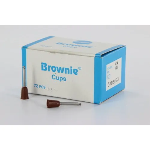 SHOFU RA POLIJSTRUBBERS CUPS BROWNIES (72st)