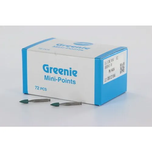 SHOFU RA POLIJSTRUBBERS GREENIE MINI-POINTS (72st)