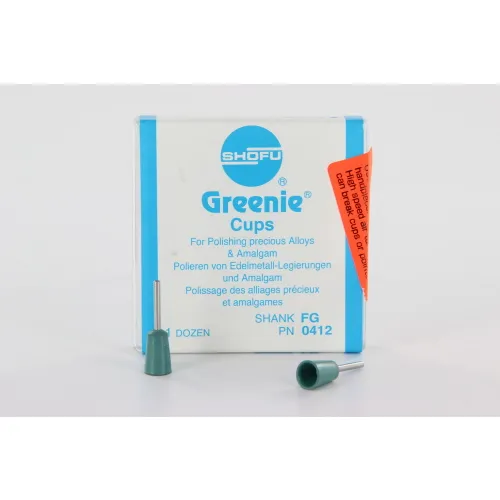 SHOFU FG POLISHING CUPS GREENIES NR.0412 (12st)