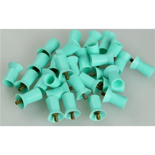 KERR DISPOSABLE PROPHY CUPS SOFT SCREW-TYPE RIBBED TURQUOISE (30st) 9000/30