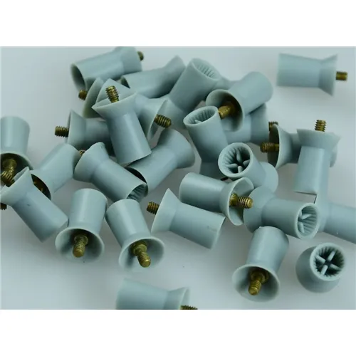 KERR DISPOSABLE PROPHY CUPS SOFT SCREW-TYPE WEBBED LICHT GRIJS (30st) 9001/30