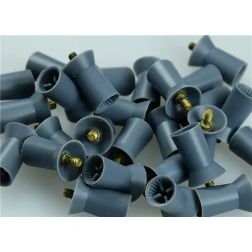 KERR DISPOSABLE PROPHY CUPS HARD SCREW-TYPE WEBBED DONKERGRIJS (30st) 9002/30