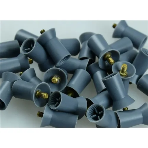 KERR DISPOSABLE PROPHY CUPS HARD SCREW-TYPE WEBBED DONKERGRIJS (120st) 9002/120
